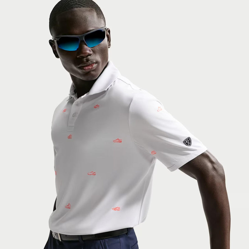 Dri-FIT Par 5 Polo Pacific White/Hot Lava
