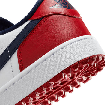 Nike Air Jordan 1 Low Golf Shoes White/Red | Golf Shoes