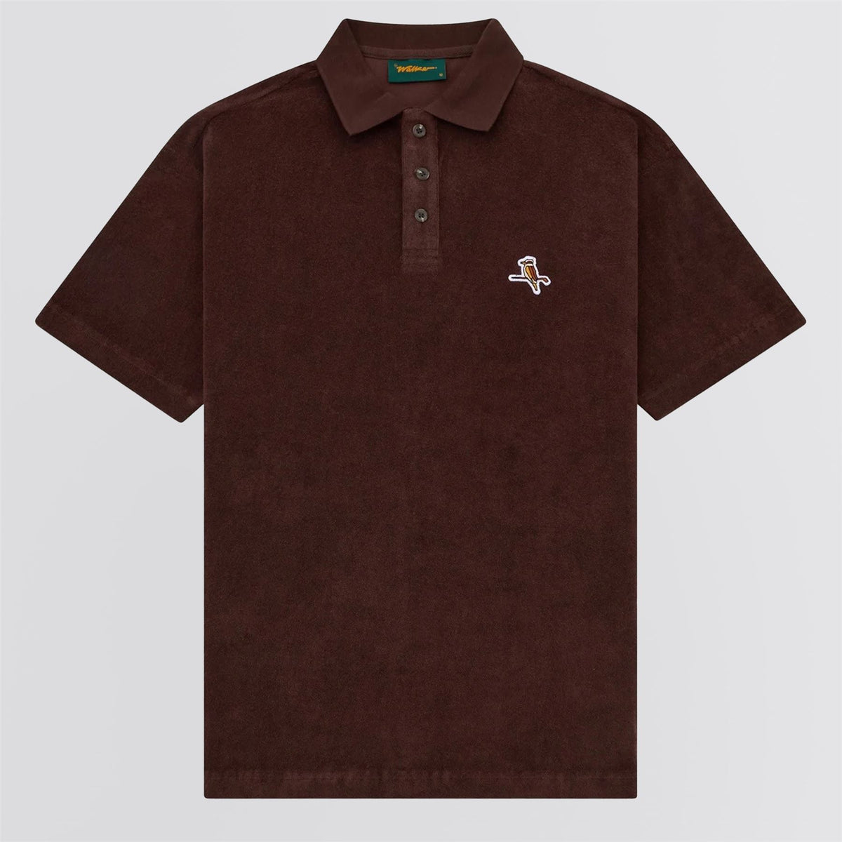 Kooka Terry Polo Deep Chocolate