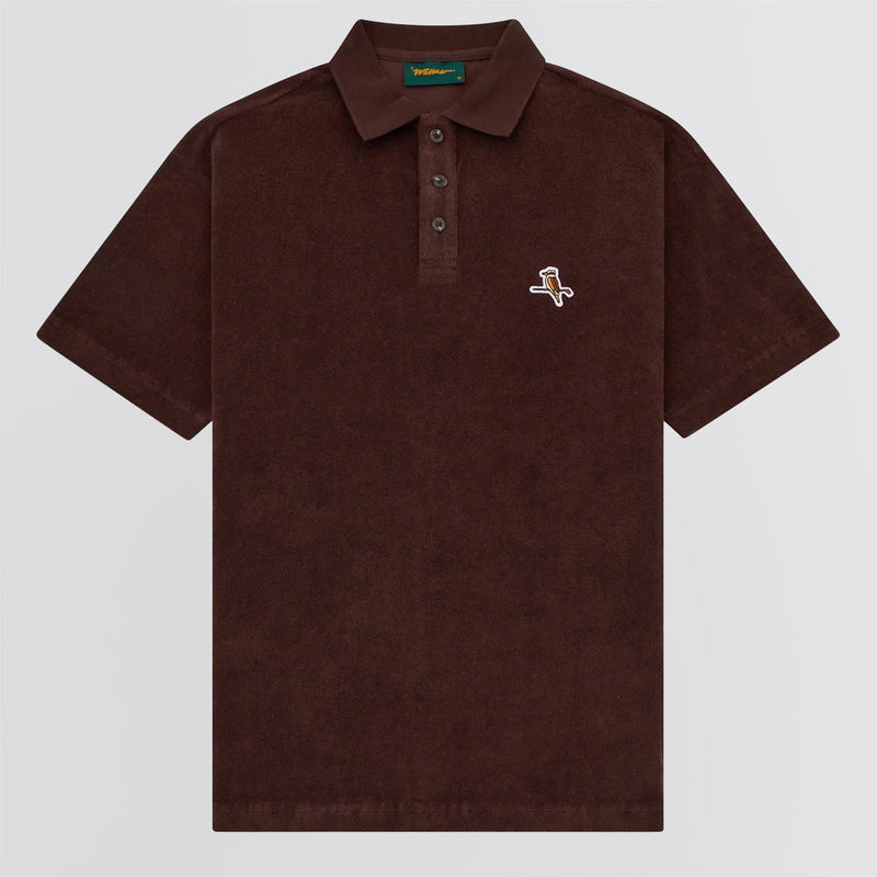 Kooka Terry Polo Deep Chocolate