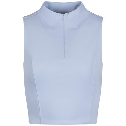 Sunfire Zip Tank Top Brunnera Blue