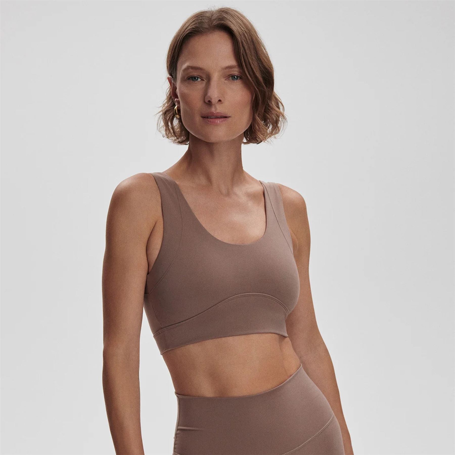 Womens Freesoft Essi Bra Deep Taupe