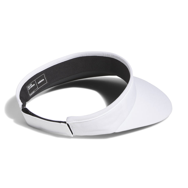 Womens Wide Tour Visor White
