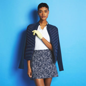 【G/FORE】24 新作 CHERRY BLOSSOM SILKY TECH Aラインスコート G/FORE Cherry Blossom Silky Tech Nylon A-Line Skort Twilight