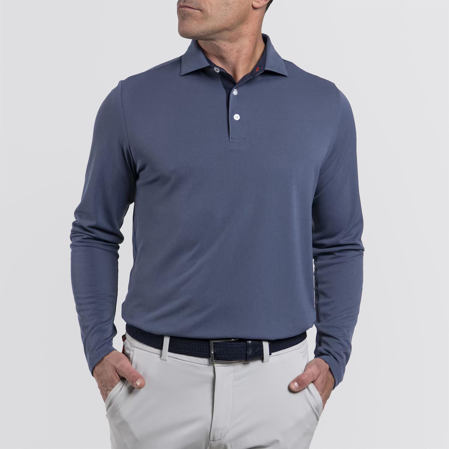 Fairway LS Polo Admiral Blue