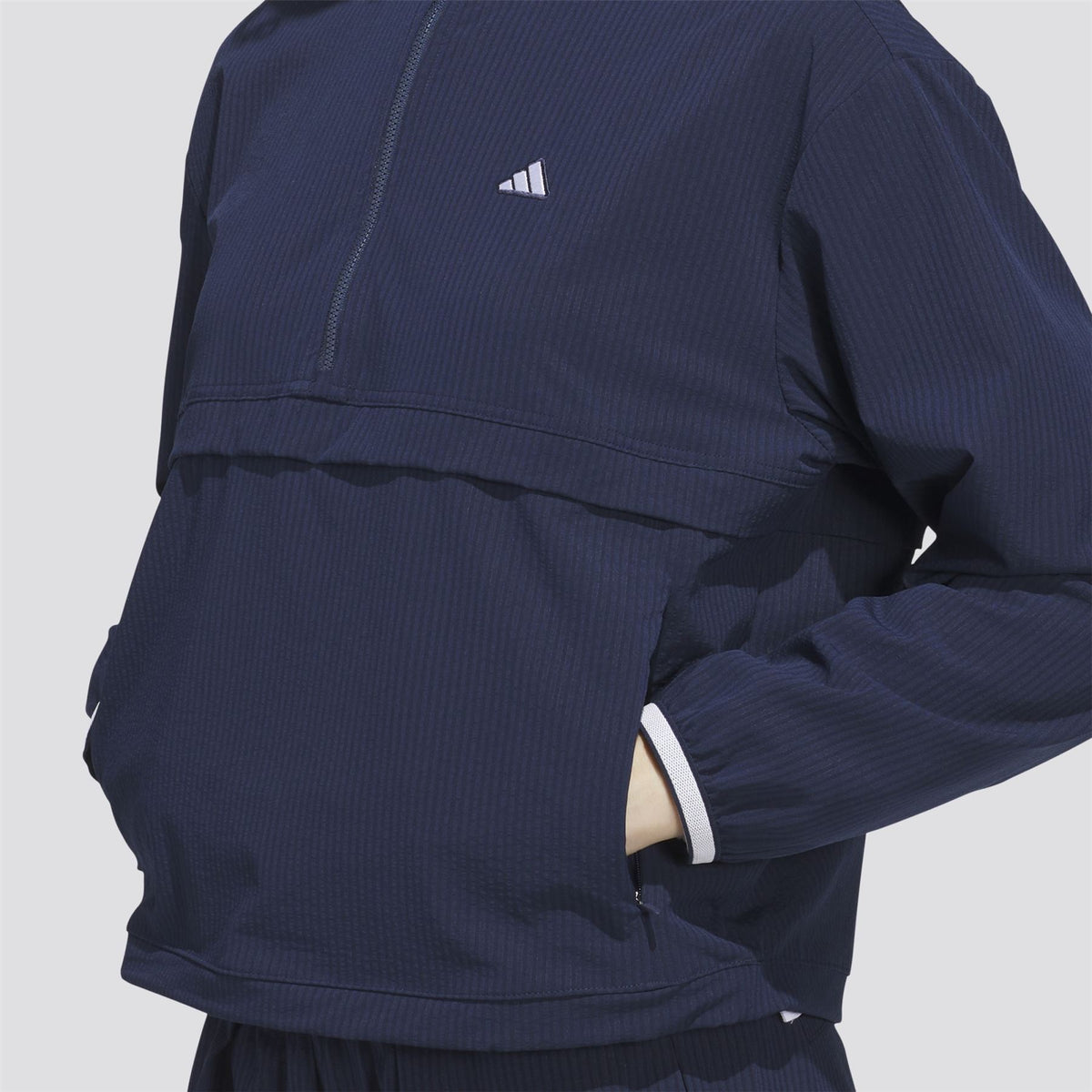 Womens Go-To Quarter Zip Jacket Collegiate Navy