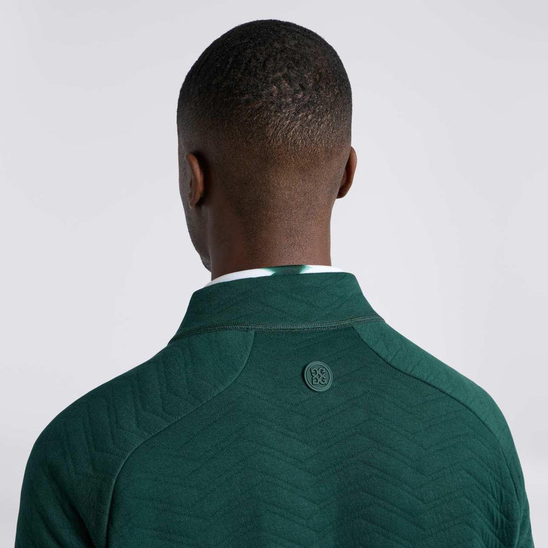 Dunes Cotton Quilted Quarter Zip Pine