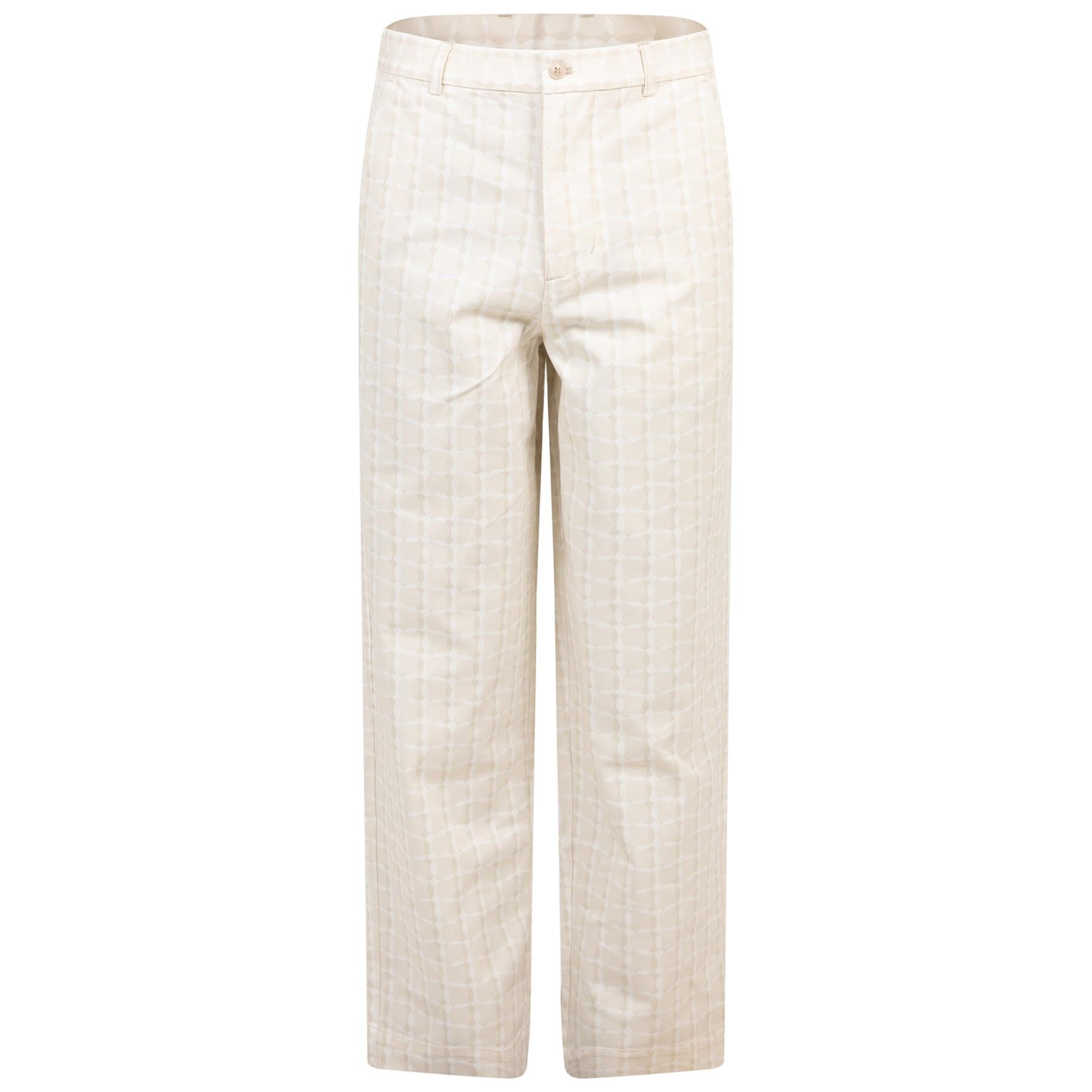 Malbon Golf Rattan Chino Pant Blanc | TRENDYGOLFUSA.COM