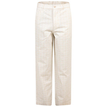 Malbon Golf Rattan Chino Pant Blanc | TRENDYGOLFUSA.COM