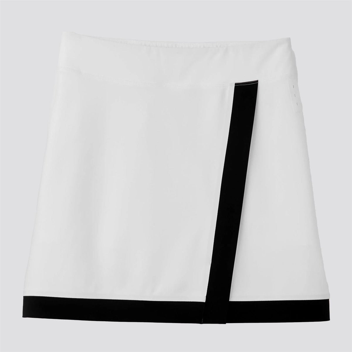 Womens Contrast Sport Skirt White/Black