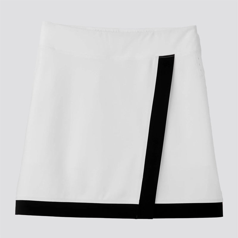 Womens Contrast Sport Skirt White/Black