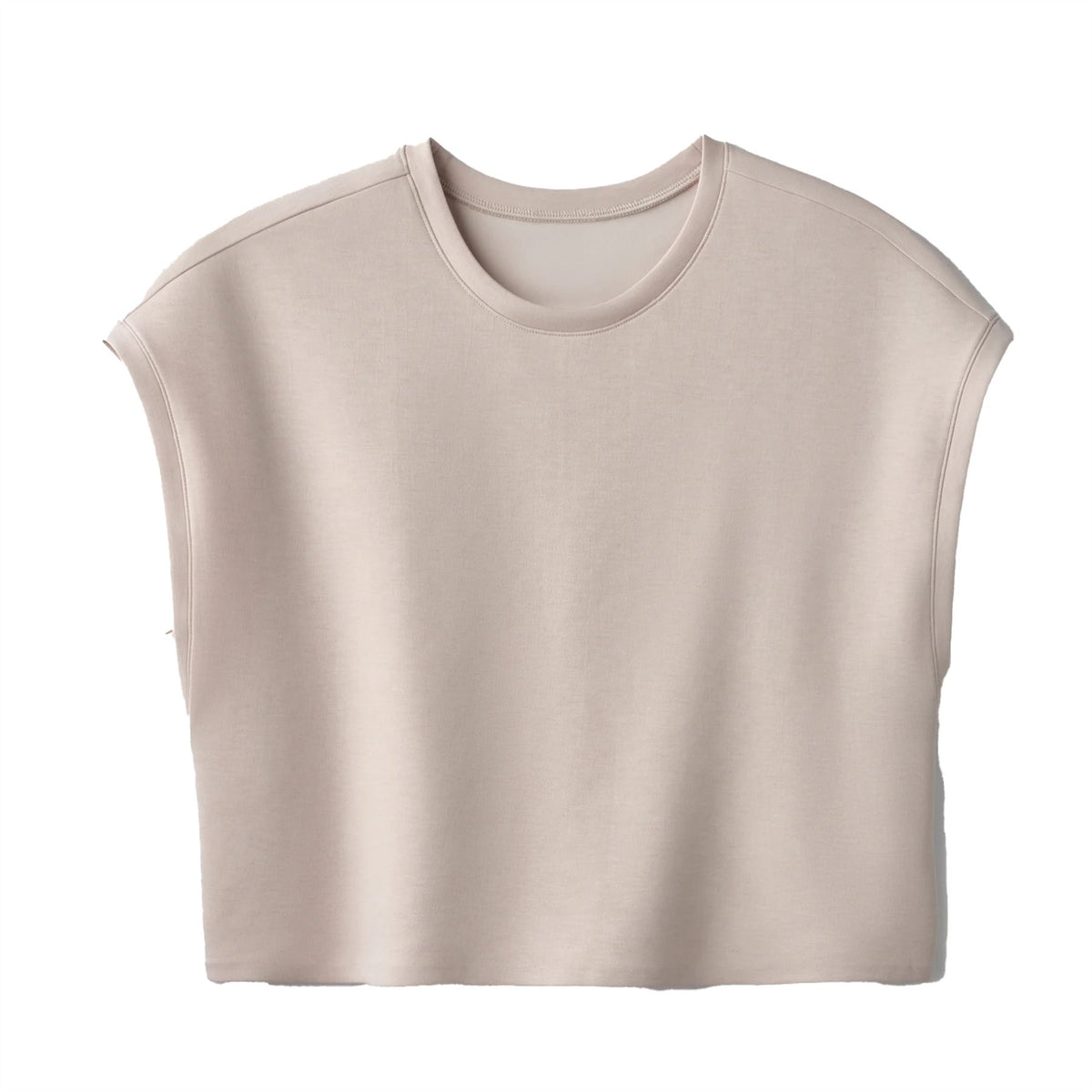 Womens DreamGlow Short Sleeve Sweat Sand