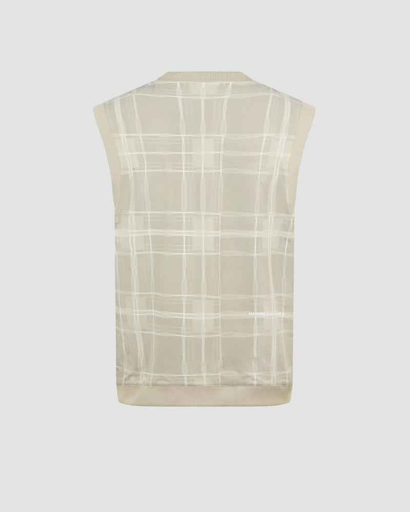 Reversible V-Neck Vest Dune