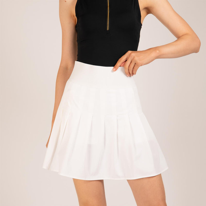 Womens Serena Skirt Pearl White