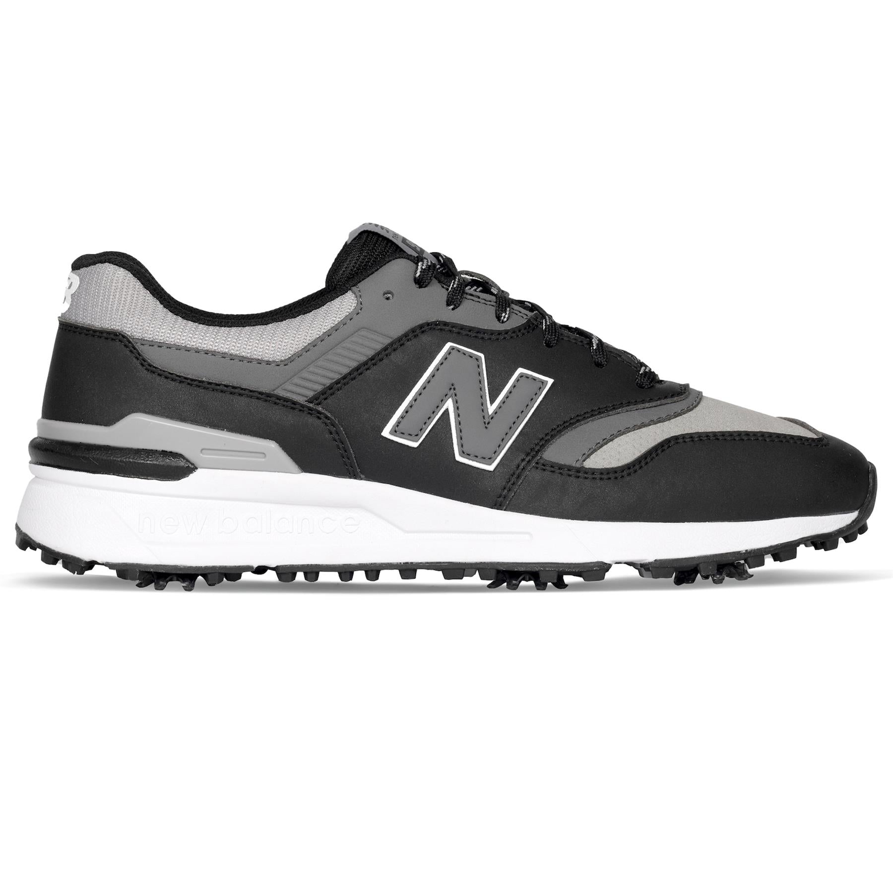 997 Waterproof Spiked Golf Shoes Black