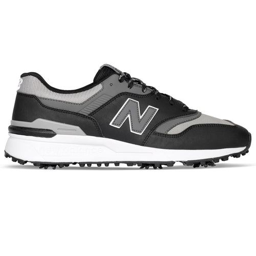 997 Waterproof Spiked Golf Shoes Black - SS25