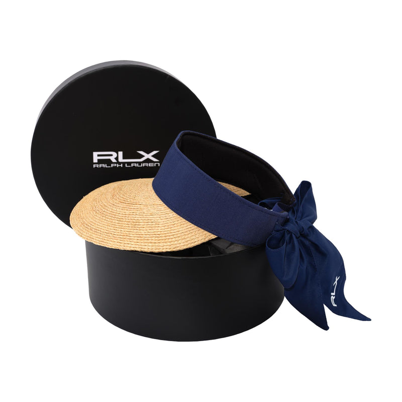 Womens Twilly Tie Visor With Box French Navy