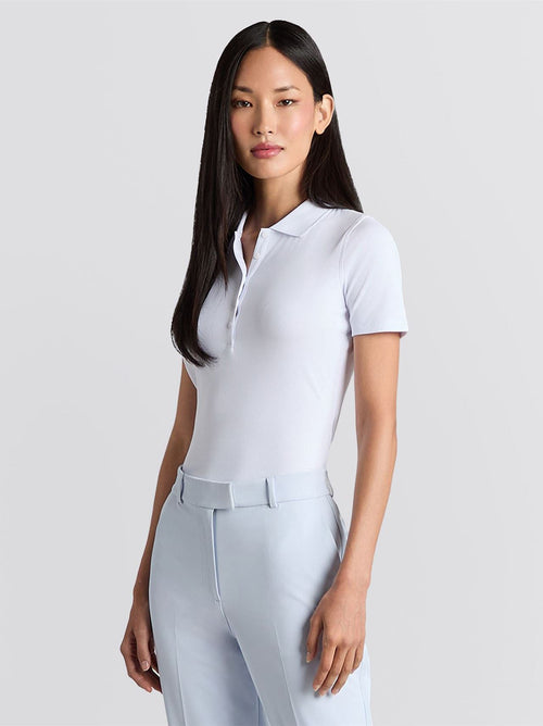 Tech Nylon Rib Polo Snow