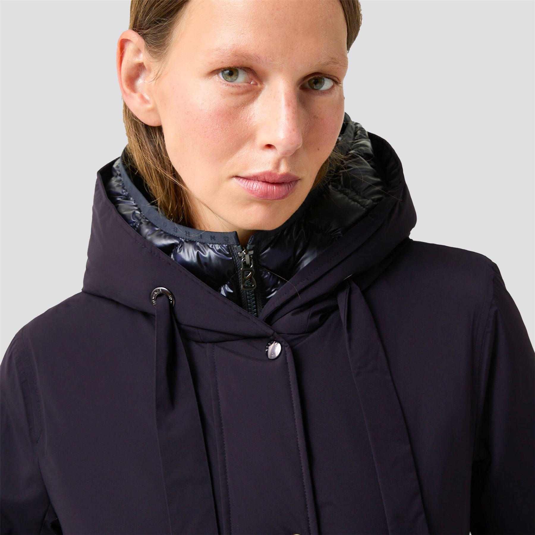 Bogner Womens Kaja Coat Navy | TRENDYGOLF USA