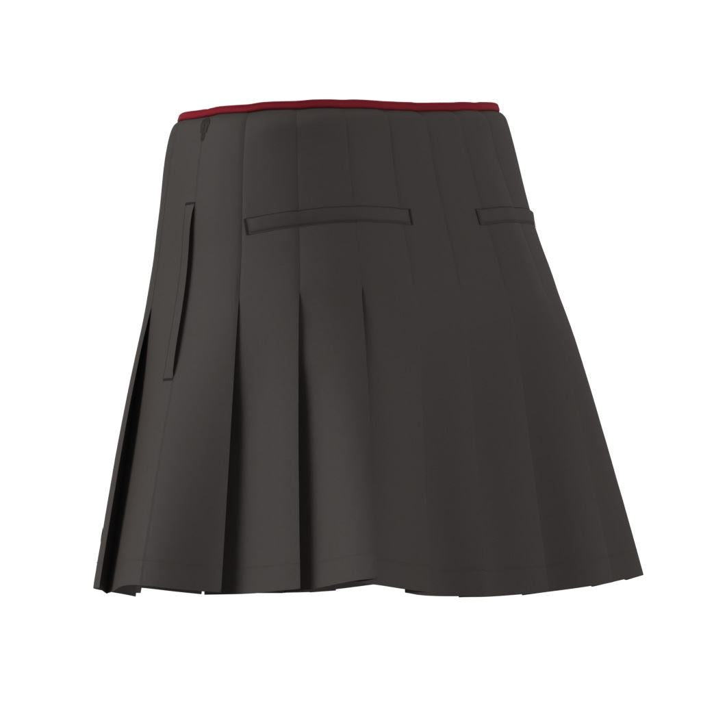 Womens Originals Pleated Skort Dark Brown