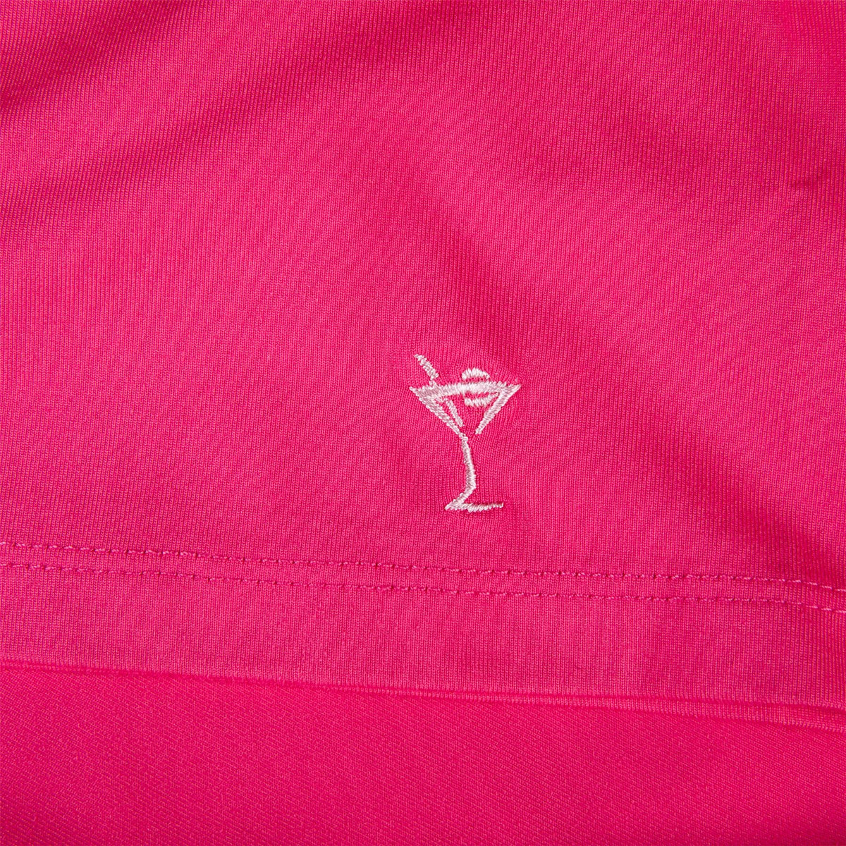 Womens Fabulous Elbow Polo Hot Pink
