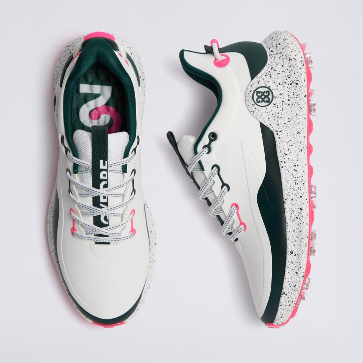 MG4+ O2 G/Lock Perforated Golf Shoes Pine/Knockout Pink