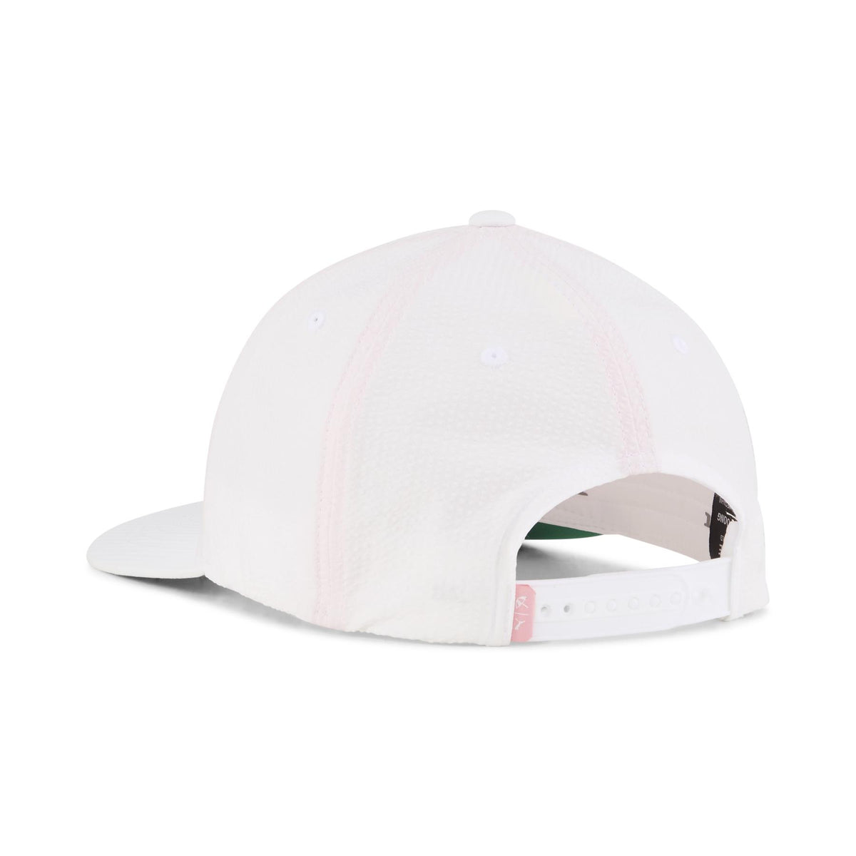 x AP Seersucker Six Panel Cap White Glow
