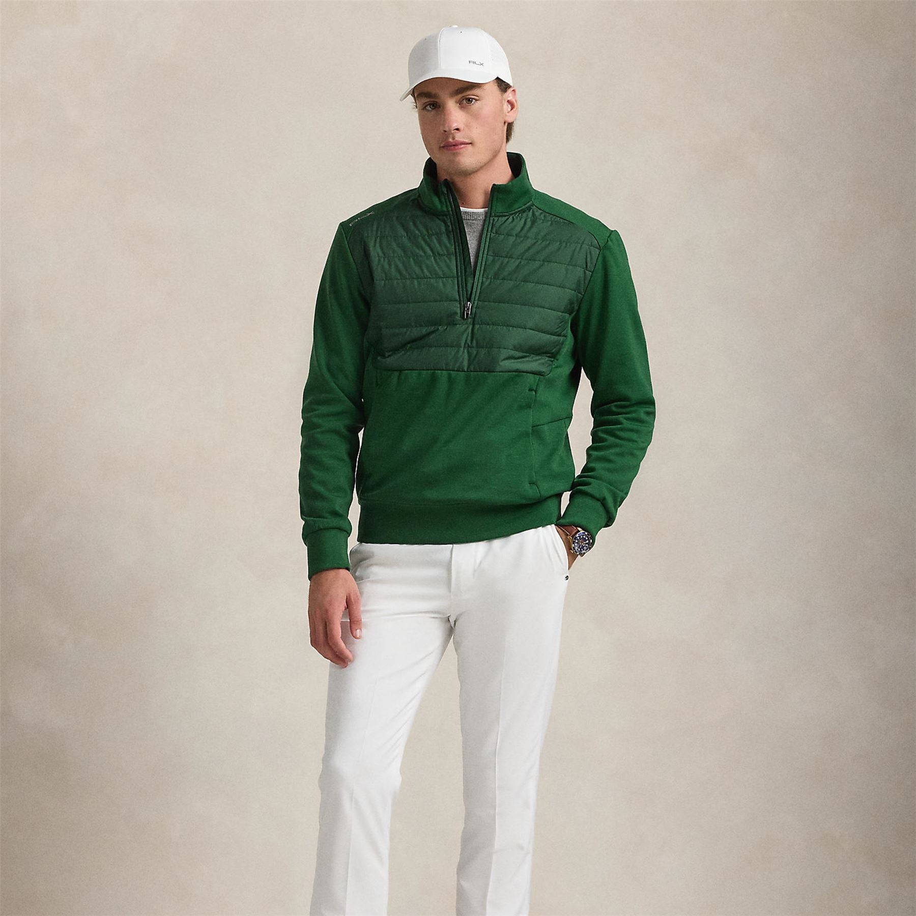 Ralph Lauren RLX Heavytech Wool Half Zip Jacket New Forest