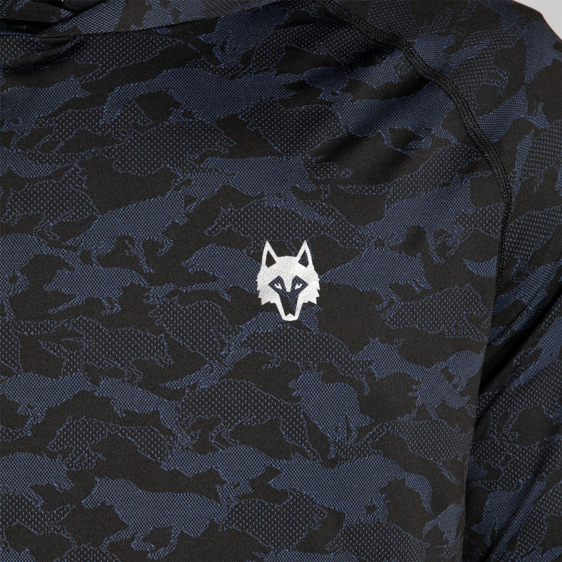 Wolfpack Camo Kennebec Sport Hoodie Maltese Blue