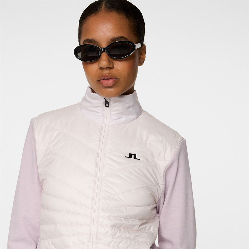Womens Gemma Hybrid Jacket Gray Lilac