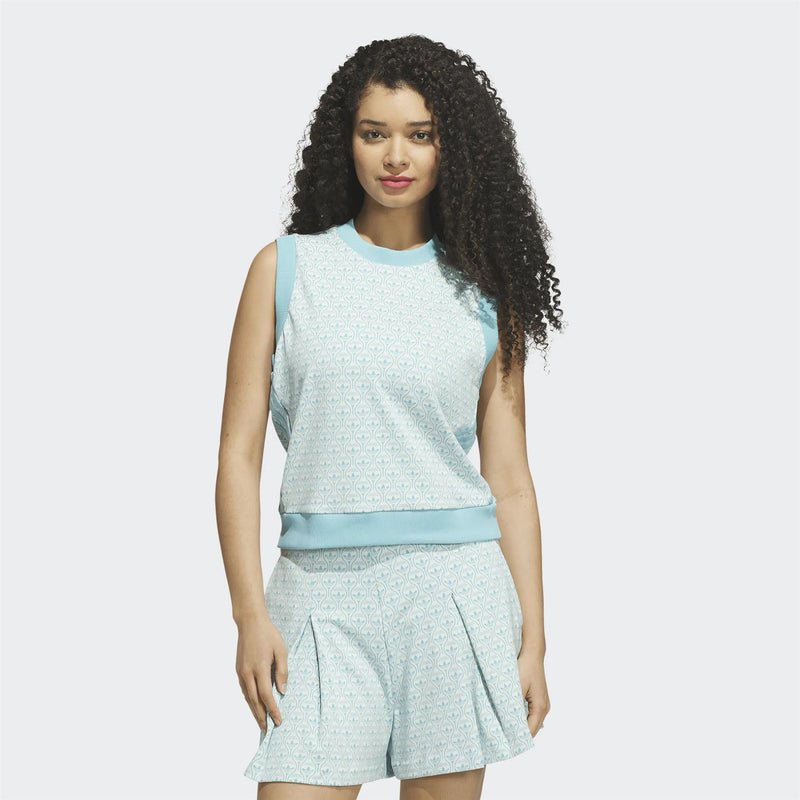 Womens Originals All Over Vest Chalk White/Light Aqua