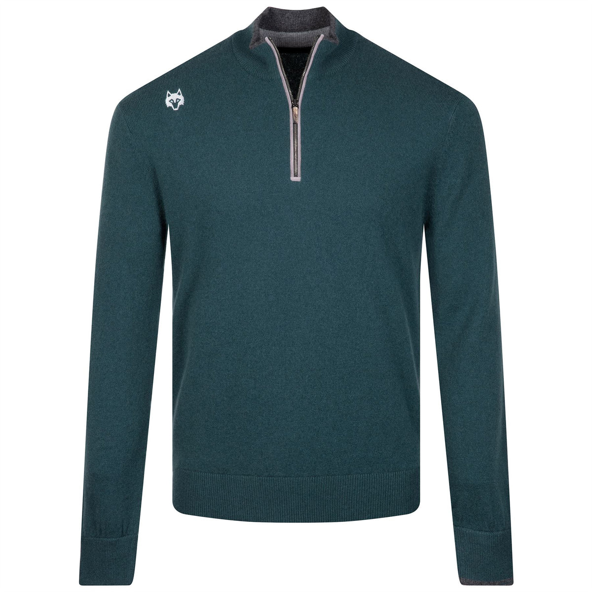 Sebonack Quarter Zip Sweater Forest - SS23 – TRENDYGOLFUSA.COM