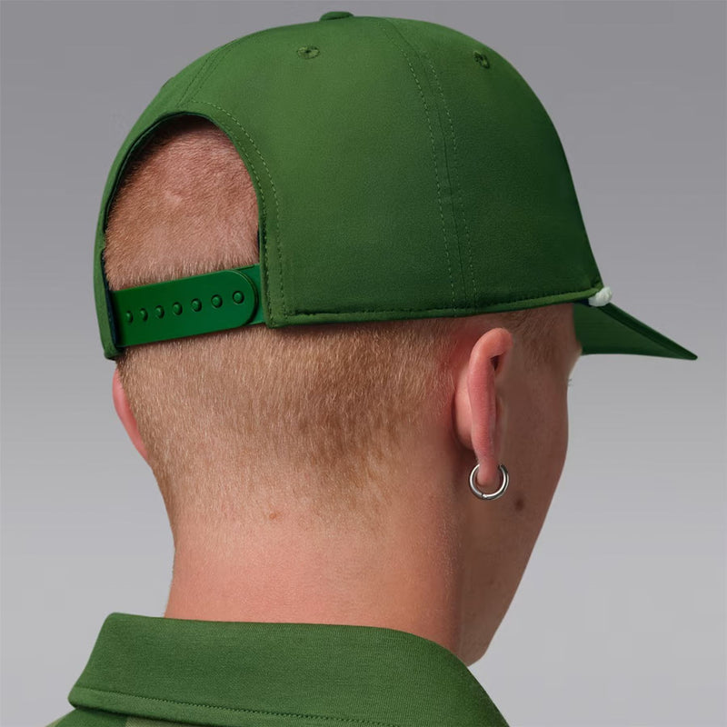 Jordan Pro Structured Dri-FIT Flat-Brim Golf Hat Forest Green/Sail