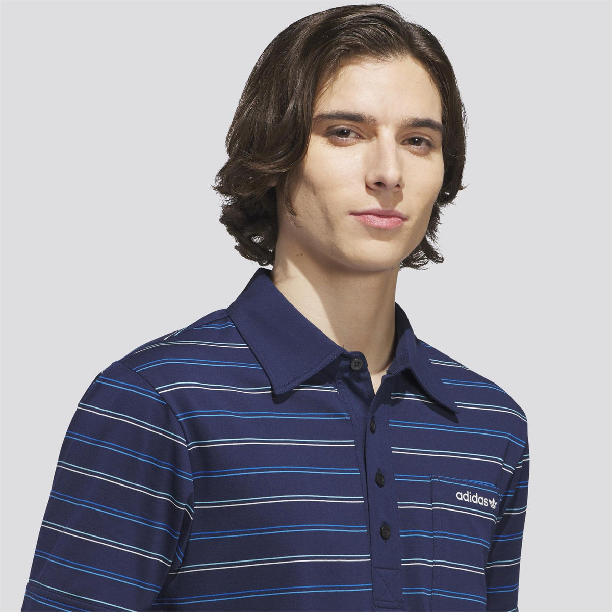 Originals Archive Stripe Polo Night Indigo
