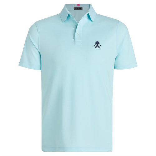 x TRENDYGOLF Essential 3.0 Tech Pique Skull & Tees Logo Polo Daybreak - SS25