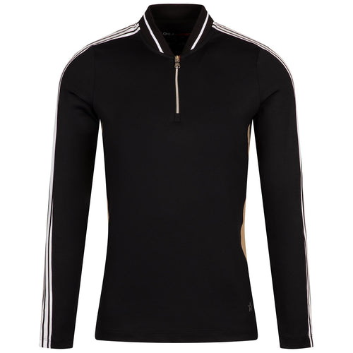 The Monica LS Top Black/Khaki