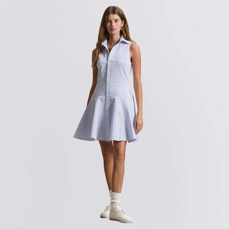 RLX Womens Seersucker SL Shirt Dress