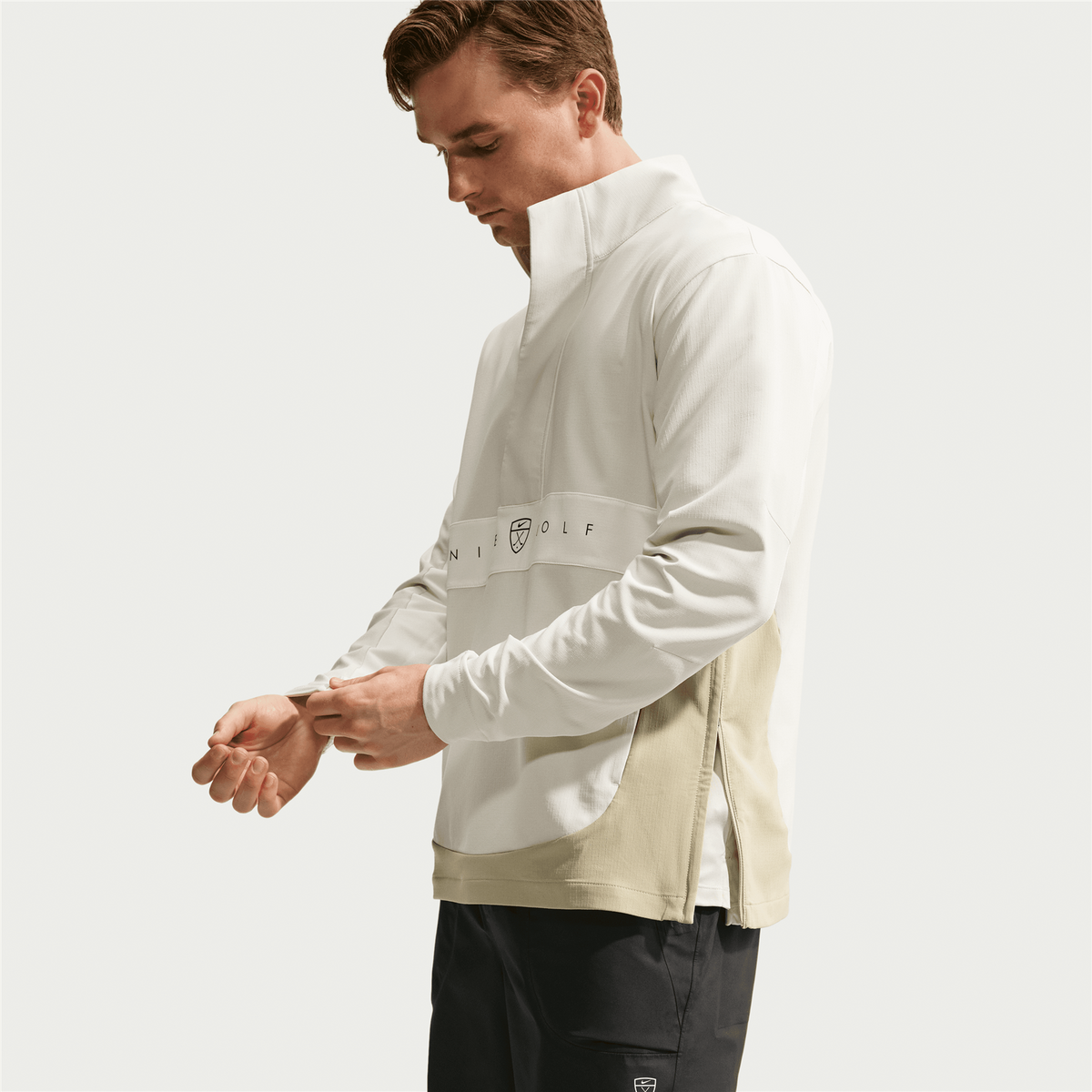 Repel Overshirt Soft Shell Golf Jacket Lt. Orewood Brn