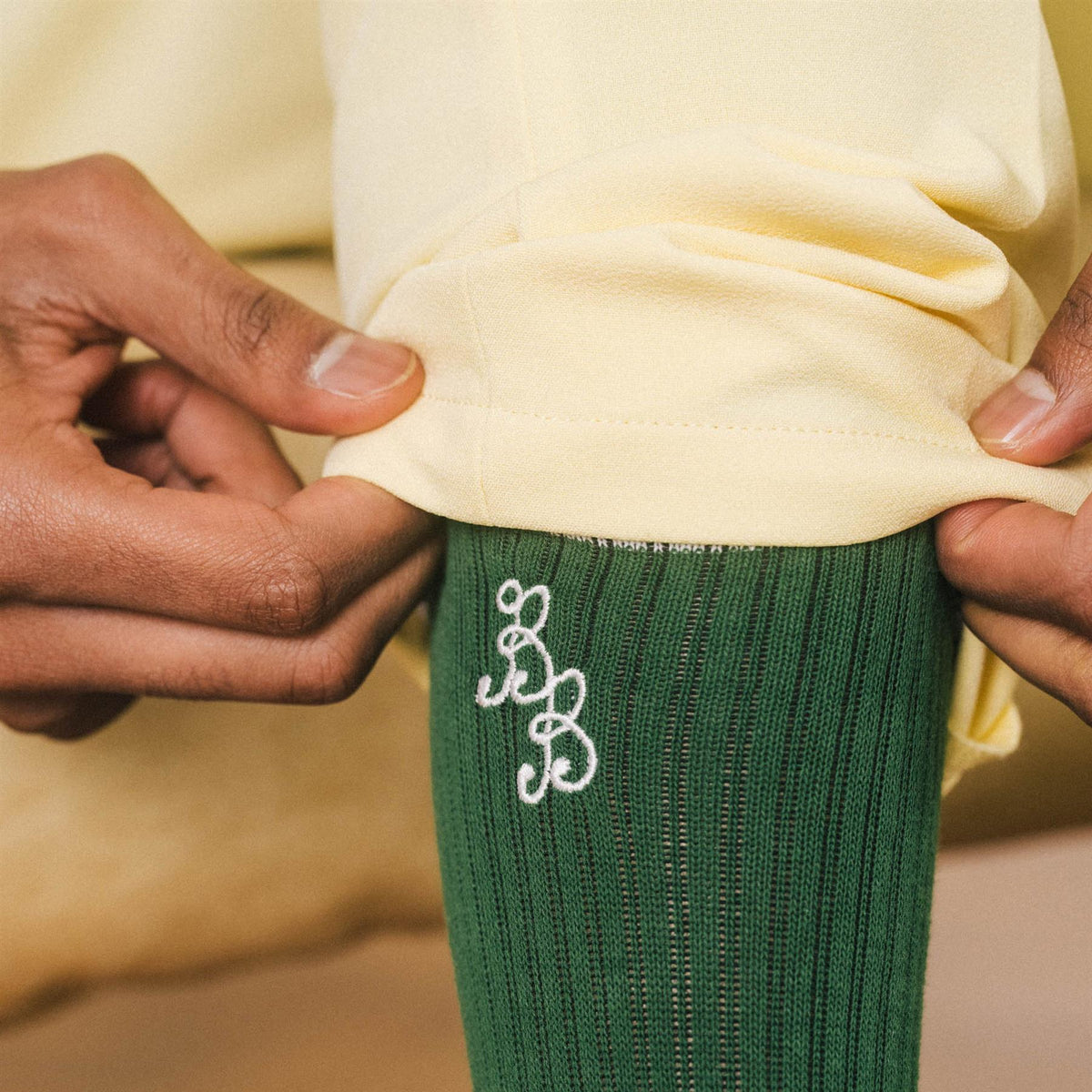 Essential Socks Eden Green