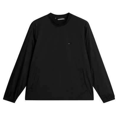 JL Stretch Wind Pro Crew Neck Windbreaker Black