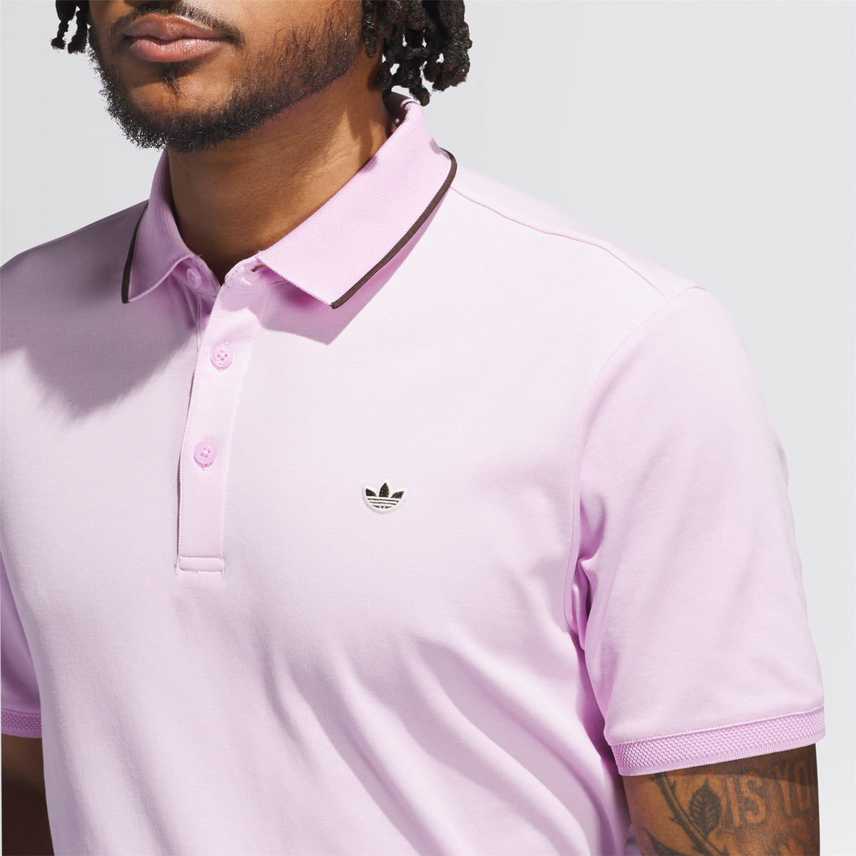 Originals Twistknit Trefoil Polo Bliss Lilac