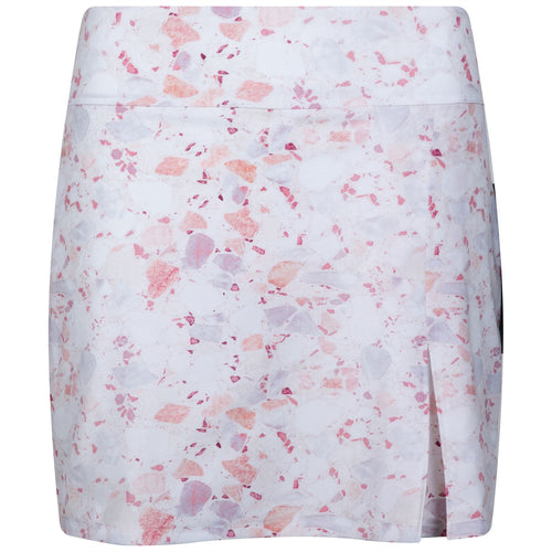 Womens Inverted Pleat Skirt Terrazzo Print - SS23