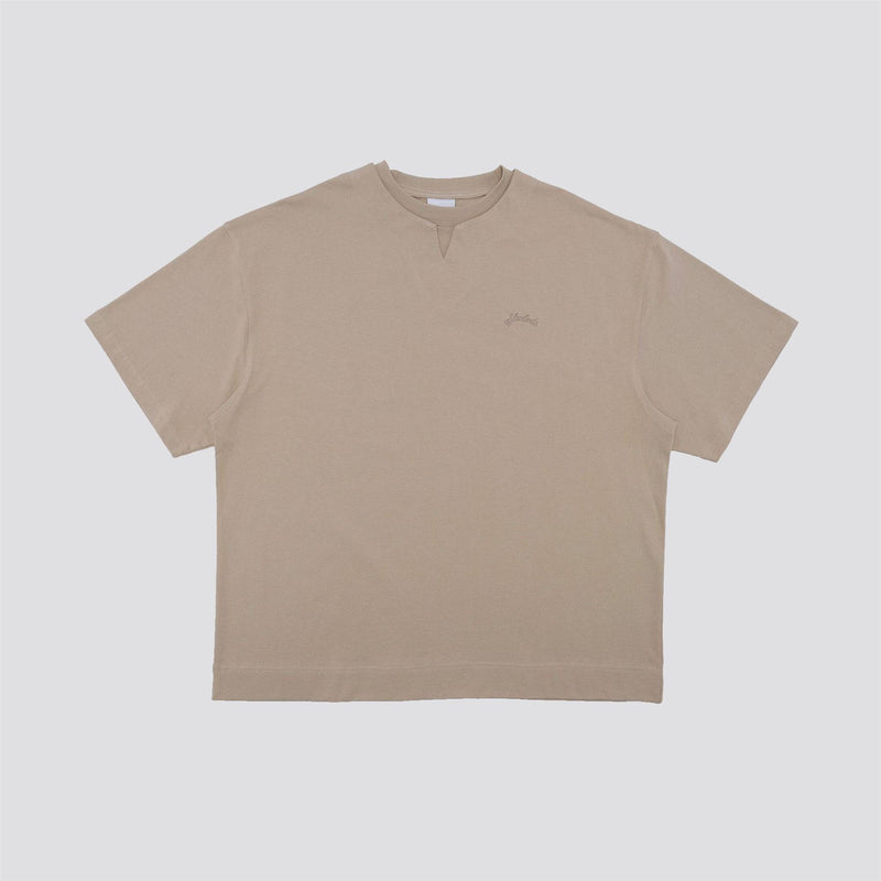 Olvere Double Collar Tee Tan