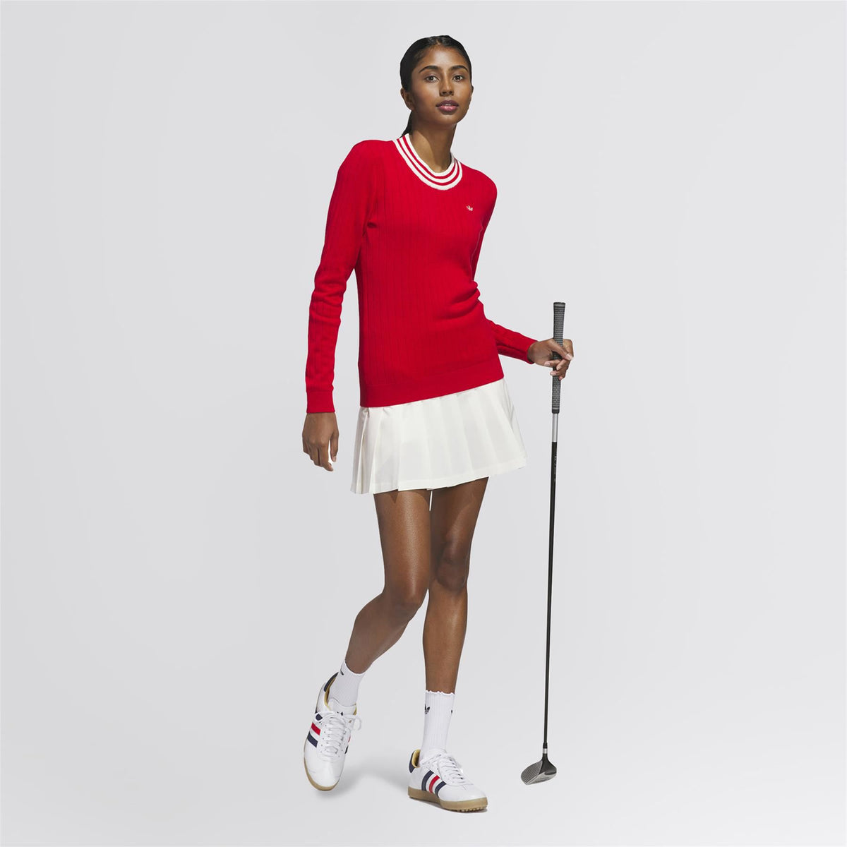 Womens Originals Cashmere Knit Sweater Better Scarlet