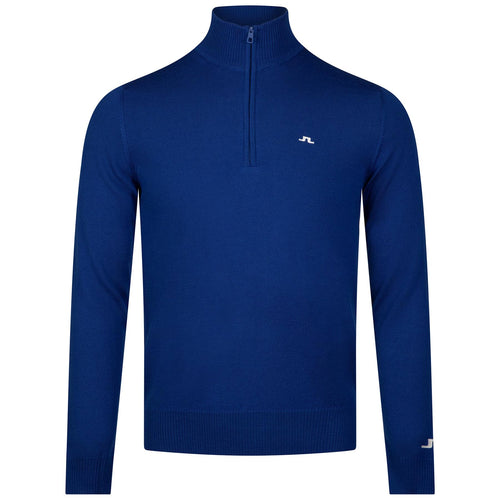 Kian Zipped Sweater Sodalite Blue - W23