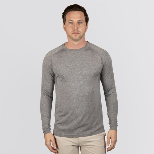 The Carr Long Sleeve T-Shirt Heathered Gray