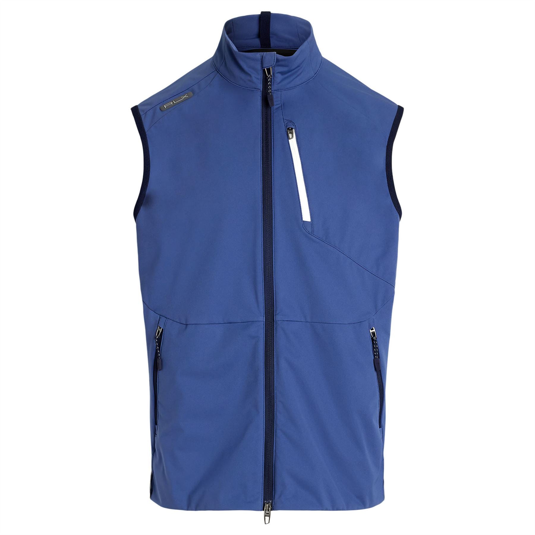 Ralph Lauren RLX Full Zip Plainweave Woven Vest Old Royal