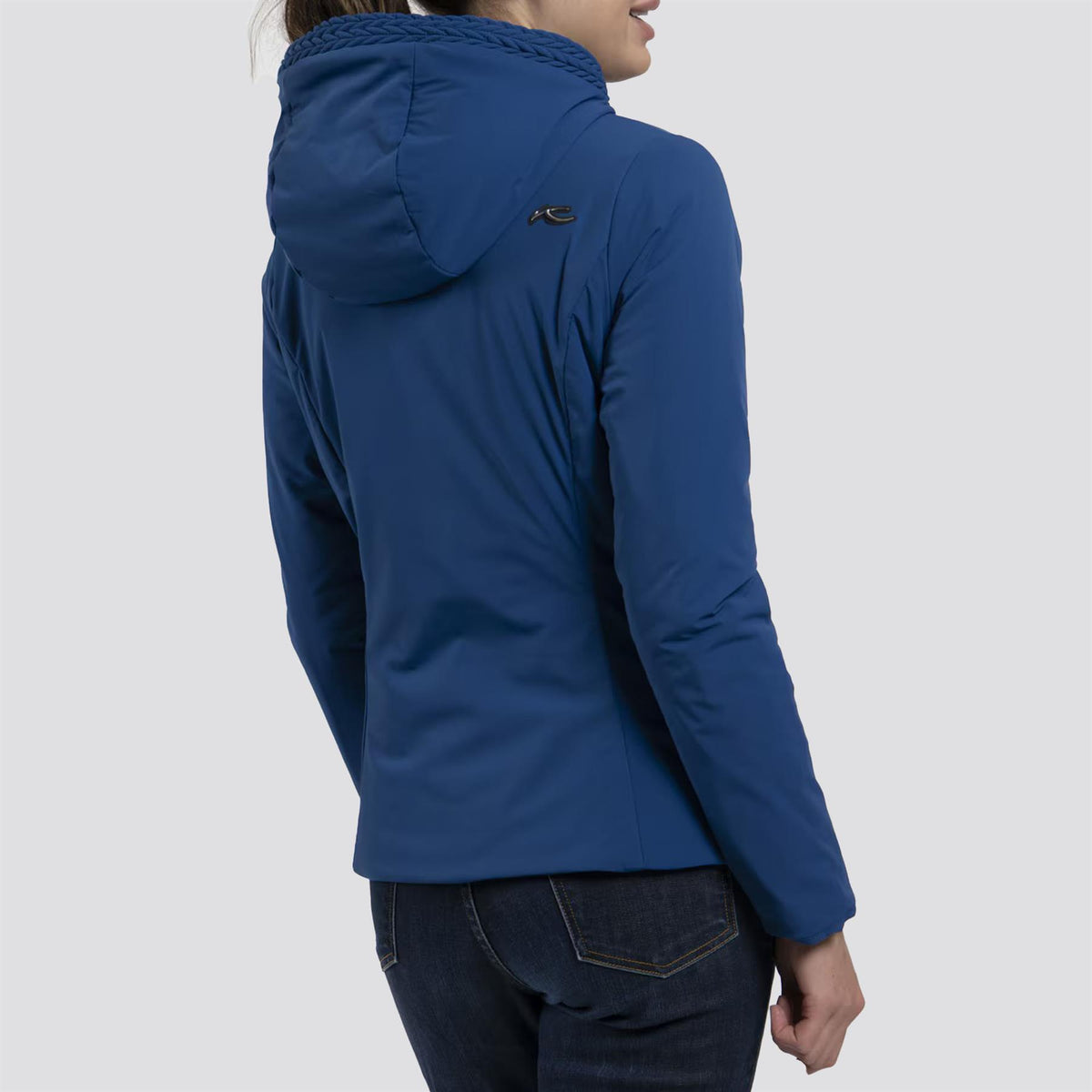 Womens Elevation Hooded Jacket Sapphire