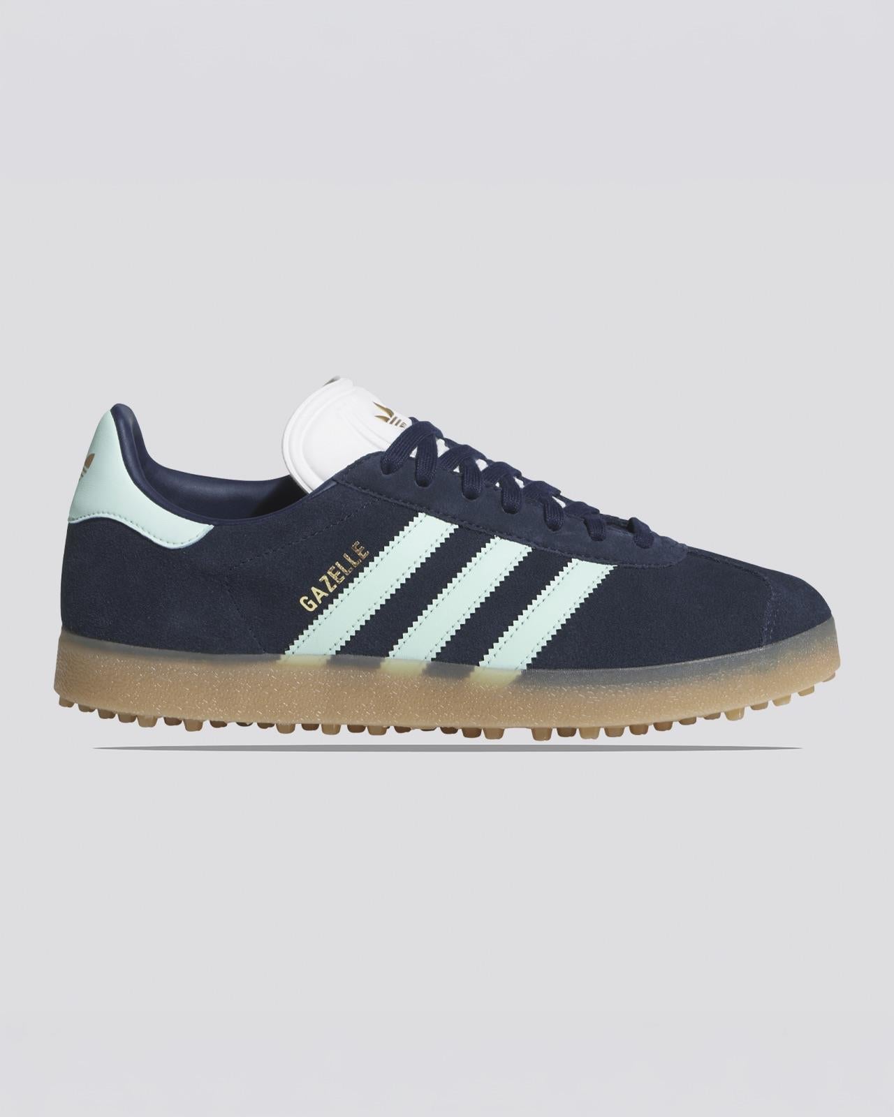 Gazelle Spikeless Golf Shoes Night Indigo/Clear Mint/Footwear White