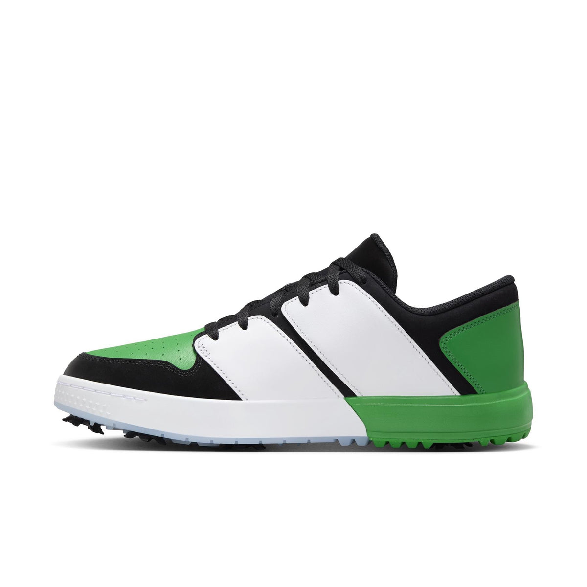 Air Jordan 1 NU Retro Golf Shoes Black/Lucky Green/White/Blue Tint